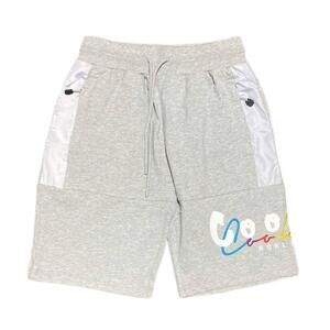 NEW COOKIES men's versailles cotton jersey short in grey